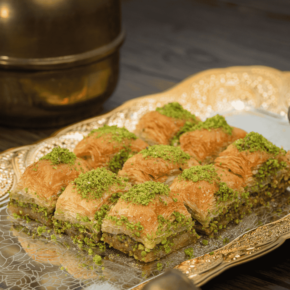 Baklava clásica de pistacho